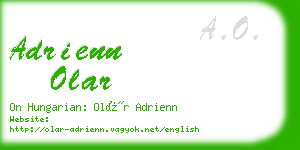 adrienn olar business card